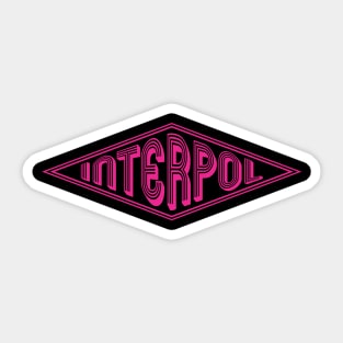 Interpol - Redline Vintage Wajik Sticker